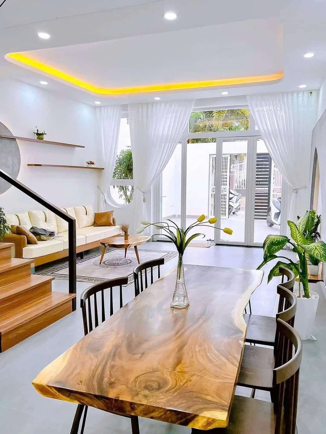 mẫu nhà phố 2 tầng hiện đại