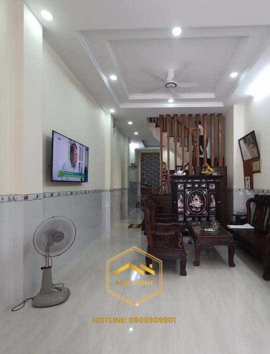 Thiết kế thi công trọn gói nhà chú Huê, Nguyễn Hữu Tiến, Tân Phú