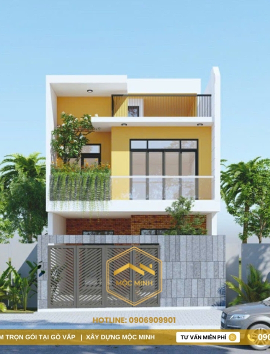 Thi công hoàn thiện nhà phố 7x18m tại Gò Vấp