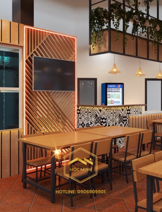 Thiết kế cải tạo quán ăn gia đình Quận 6