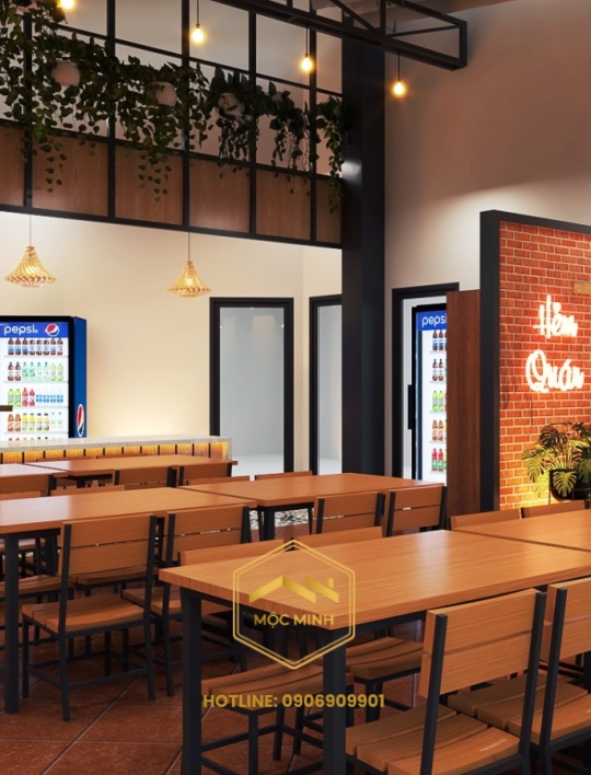 Thiết kế cải tạo quán ăn gia đình Quận 6