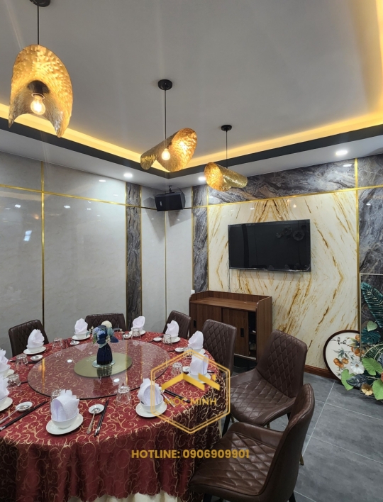 Thiết kế thi công nội thất nhà hàng Túc Mạch