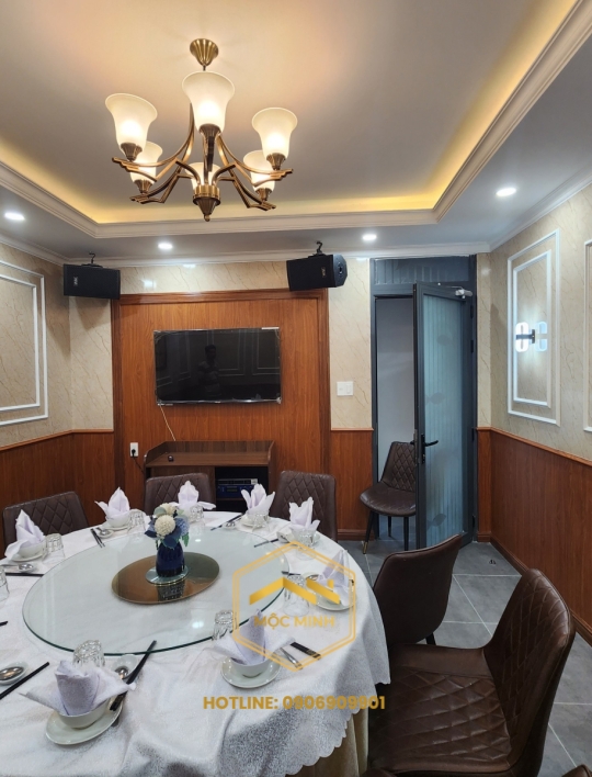 Thiết kế thi công nội thất nhà hàng Túc Mạch