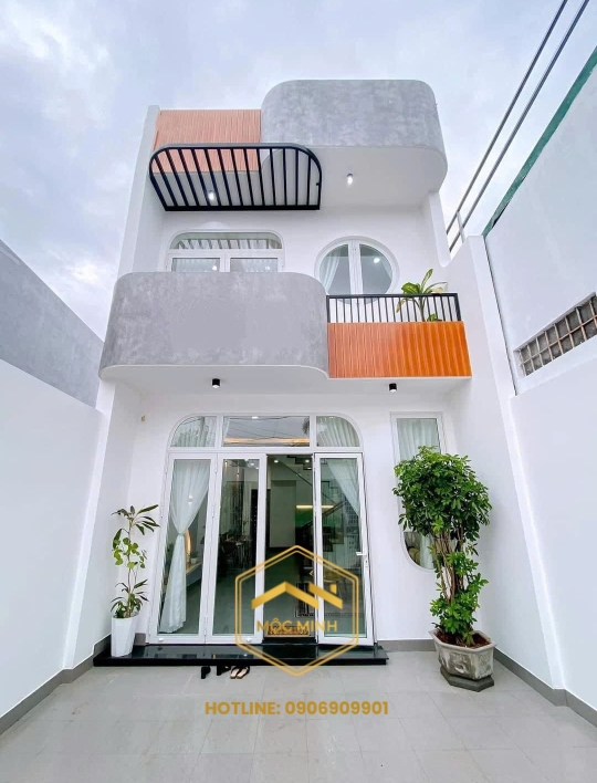 Thi công nhà phố 2 tầng hiện đại diện tích 80m2/sàn